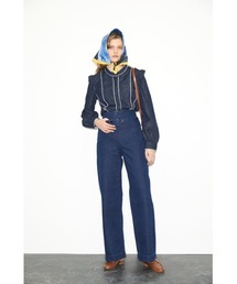 MOUSSY | HW DENIM MARINE WIDE パンツ(デニムパンツ)