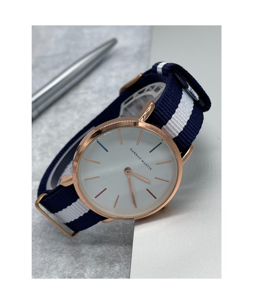 LA VORAGINE（ラ ヴォラジネ）の「【ESPECIA】グログランテープ　ベルト ウオッチ（アナログ腕時計・メンズ・D/B/E/C/A・FREE）」の3枚目の写真