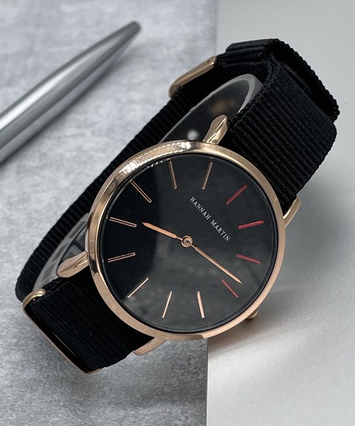 LA VORAGINE（ラ ヴォラジネ）の「【ESPECIA】グログランテープ　ベルト ウオッチ（アナログ腕時計・メンズ・D/B/E/C/A・FREE）」の4枚目の写真