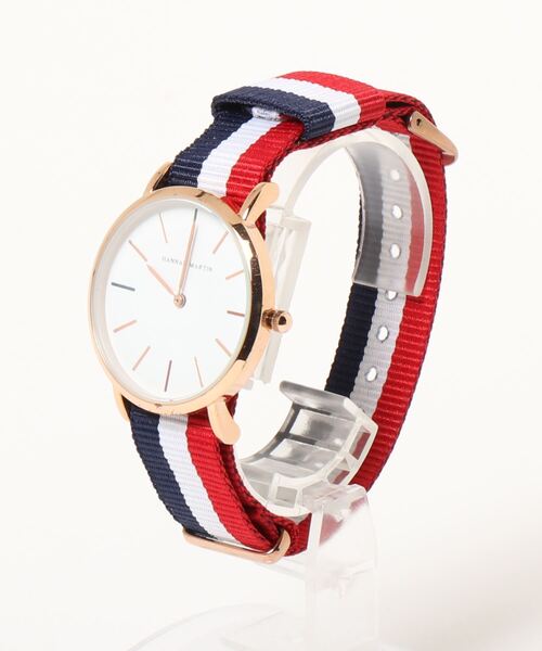 LA VORAGINE（ラ ヴォラジネ）の「【ESPECIA】グログランテープ　ベルト ウオッチ（アナログ腕時計・メンズ・D/B/E/C/A・FREE）」の7枚目の写真