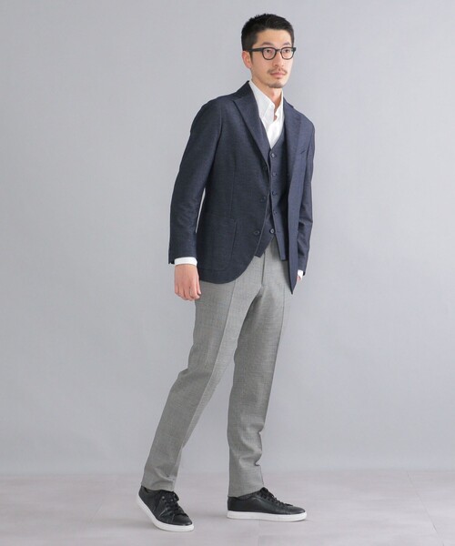 SHIPS（シップス）の「SHIPS: 〈手洗い可能〉ラスティック  ウォッシャブル ストレッチ パンツ（スラックス・メンズ・チャコールグレー/ネイビー/グレー系/ダークグレー・48/52/42/46/50/44）」の18枚目の写真