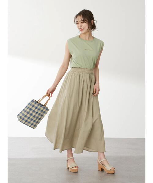 Champion（チャンピオン）の「Champion×earthフレンチプルオーバー ＊（Tシャツ/カットソー・レディース・ホワイト/ブラック/カーキ/モカ・FREE）」の17枚目の写真