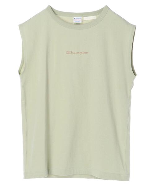 Champion（チャンピオン）の「Champion×earthフレンチプルオーバー ＊（Tシャツ/カットソー・レディース・ホワイト/ブラック/カーキ/モカ・FREE）」の5枚目の写真