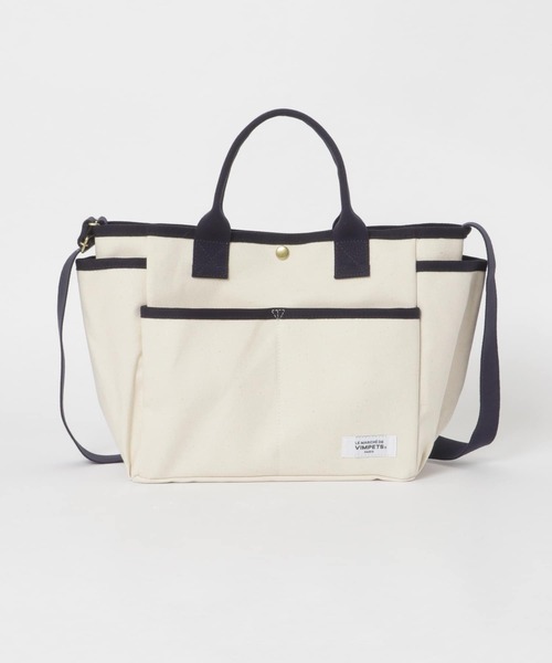 URBAN RESEARCH DOORS（アーバンリサーチドアーズ）の「【WEB限定】URBAN RESEARCH DOORS SELECT　ツールバッグ（トートバッグ・レディース・ブラウン/ネイビー/ライトベージュ・ONE）」の10枚目の写真