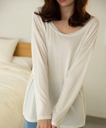 mangata | Slit long T-shirt(Tシャツ/カットソー)