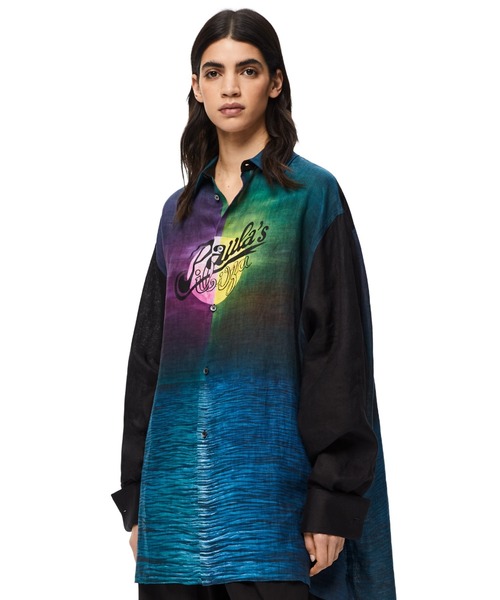 LOEWE（ロエベ）の「ムーン プリント シャツ (リネン)（シャツ/ブラウス・メンズ・マルチ・48）」の6枚目の写真