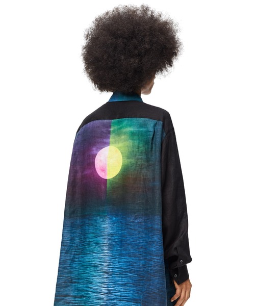 LOEWE（ロエベ）の「ムーン プリント シャツ (リネン)（シャツ/ブラウス・メンズ・マルチ・48）」の8枚目の写真