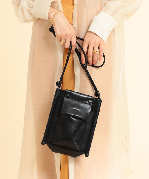 Ray BEAMS（レイビームス）の「CONTROL FREAK / デタッチャブル バッグ（ショルダーバッグ・レディース・ブラック/オフホワイト・ONE SIZE）」の13枚目の写真