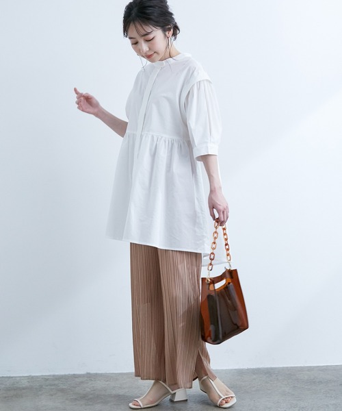 VIS（ビス）の「【10WAY】チェーンクリアバッグ（ショルダーバッグ・レディース・ブラック/ダークブラウン/その他・FREE）」の16枚目の写真