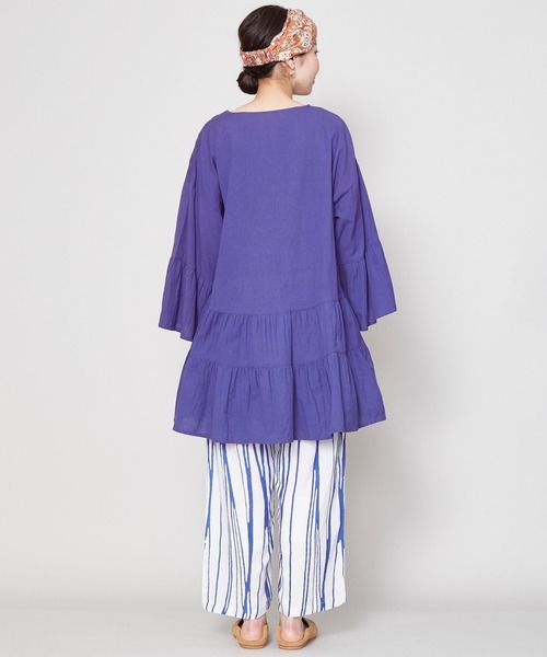 チャイハネ（チャイハネ）の「【チャイハネ】プエブロワイドパンツ（その他パンツ・レディース・ホワイト/ブラック/イエロー/ブラウン/ブルー・FREE）」の17枚目の写真