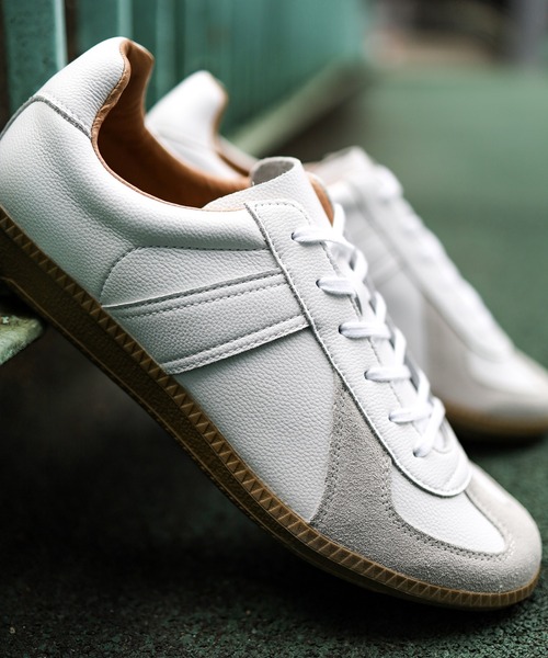 GERMAN TRAINER(ジャーマントレーナー)の「【GERMAN TRAINER / ジャーマントレーナー】 ACTION LEATHER(スニーカー・メンズ・ホワイト/ブラック・40/41/42/43)」の6枚目の写真