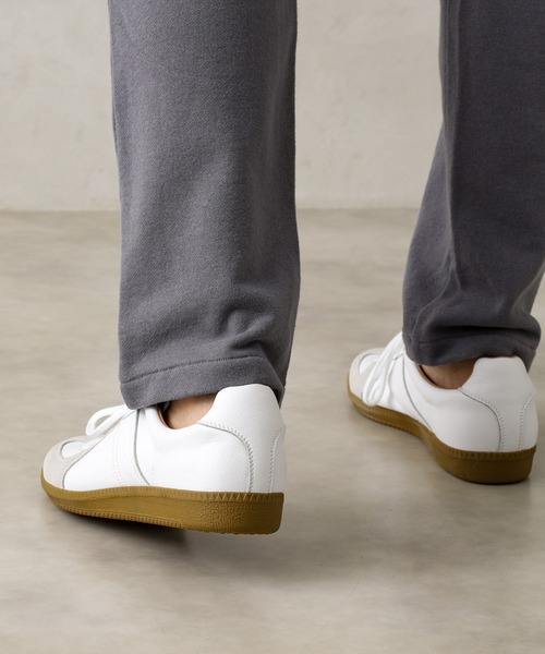 GERMAN TRAINER(ジャーマントレーナー)の「【GERMAN TRAINER / ジャーマントレーナー】 ACTION LEATHER(スニーカー・メンズ・ホワイト/ブラック・40/41/42/43)」の14枚目の写真