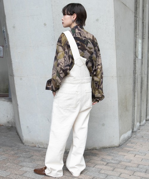 kutir(クティール)の「シアー柄シャツ(シャツ/ブラウス・レディース・ベージュ/ダークブルー/オレンジ・FREE)」の8枚目の写真