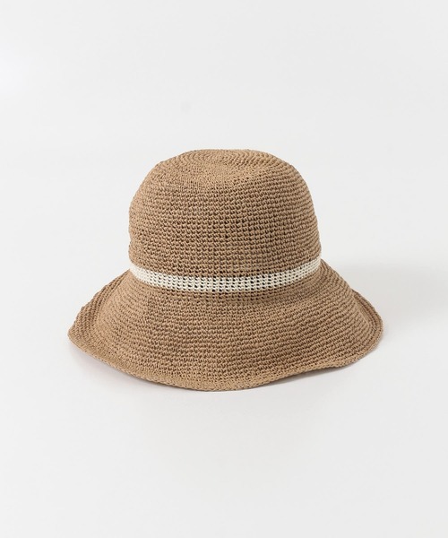 URBAN RESEARCH（アーバンリサーチ）の「細編みペーパーハット（ハット・レディース・ブラウン/オフホワイト/その他1/その他2/ナチュラル・-）」の18枚目の写真