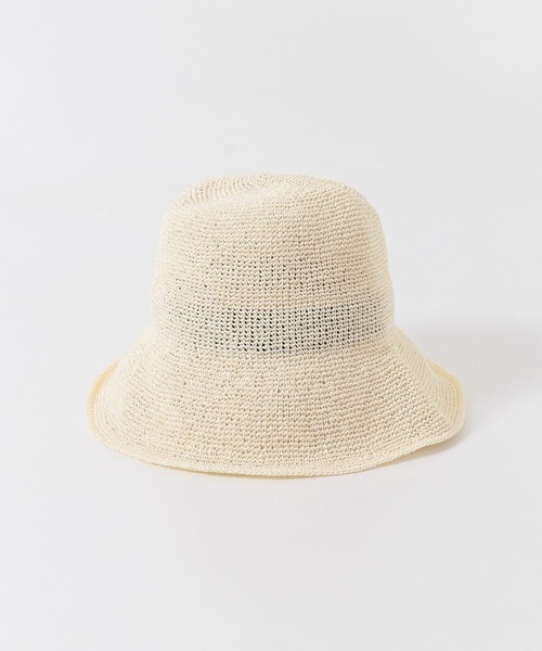 URBAN RESEARCH（アーバンリサーチ）の「細編みペーパーハット（ハット・レディース・ブラウン/オフホワイト/その他1/その他2/ナチュラル・-）」の20枚目の写真