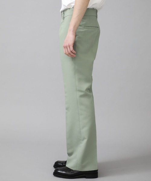 liberum（リベルム）の「【LIBERUM】EX.FLARE SLACKS（スラックス・メンズ・グレー/グリーン・1/2）」の9枚目の写真
