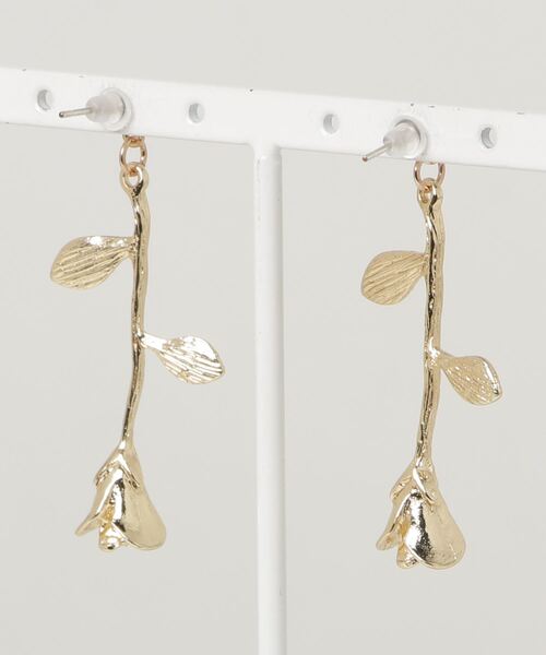 WEGO（ウィゴー）の「WEGO/パールローズピアス（ピアス（両耳用）・レディース・その他1・FREE）」の4枚目の写真