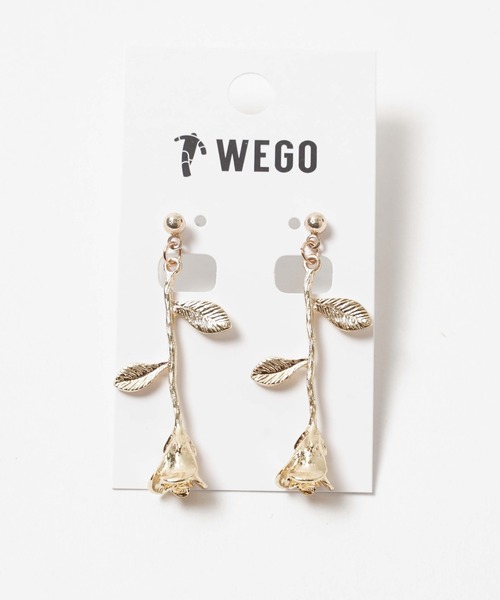 WEGO（ウィゴー）の「WEGO/パールローズピアス（ピアス（両耳用）・レディース・その他1・FREE）」の2枚目の写真