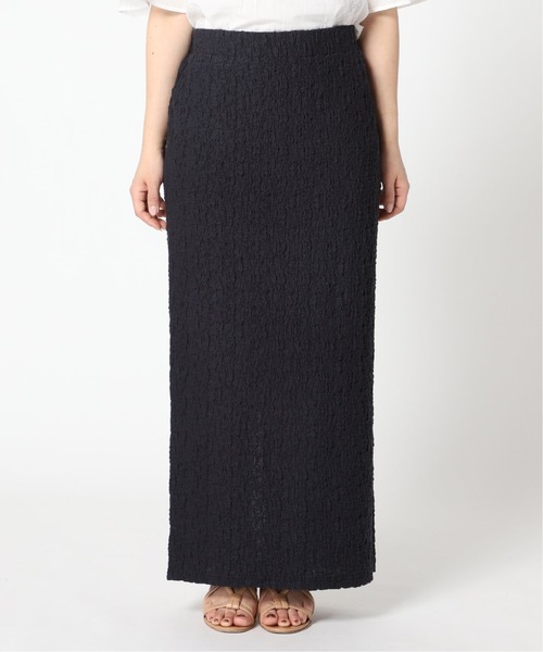 Simplicite(サンプリシテ)の「フクレシャーリングIラインスカート◆(スカート・レディース・ブラック/パープル/イエロー・FREE)」の11枚目の写真