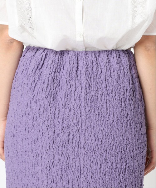 Simplicite(サンプリシテ)の「フクレシャーリングIラインスカート◆(スカート・レディース・ブラック/パープル/イエロー・FREE)」の16枚目の写真