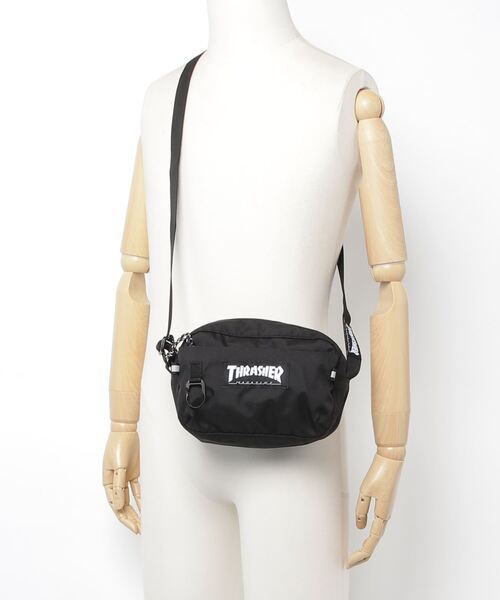 THRASHER（スラッシャー）の「THRASHER/スラッシャー キッズ バック THR-221（ショルダーバッグ・キッズ・ブラック×ブラック/ブラック×レッド・FREE）」の6枚目の写真