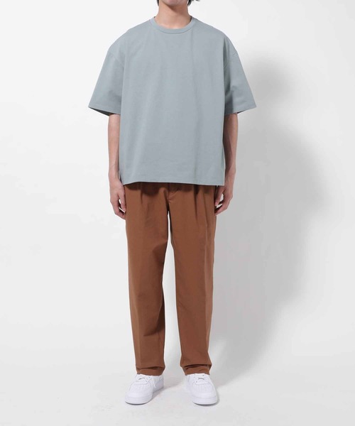 ADAM ET ROPE'（アダムエロペ）の「【スウェットガード】スモーキーカラー ビッグシルエットT/汗染み防止（Tシャツ/カットソー・メンズ・ホワイト/ライトグリーン/ベージュ系その他/ブルー系その他・M/L）」の6枚目の写真