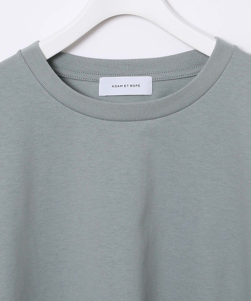ADAM ET ROPE'（アダムエロペ）の「【スウェットガード】スモーキーカラー ビッグシルエットT/汗染み防止（Tシャツ/カットソー・メンズ・ホワイト/ライトグリーン/ベージュ系その他/ブルー系その他・M/L）」の14枚目の写真