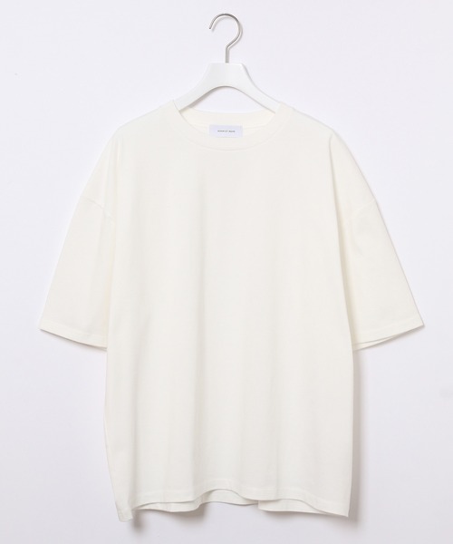 ADAM ET ROPE'（アダムエロペ）の「【スウェットガード】スモーキーカラー ビッグシルエットT/汗染み防止（Tシャツ/カットソー・メンズ・ホワイト/ライトグリーン/ベージュ系その他/ブルー系その他・M/L）」の9枚目の写真