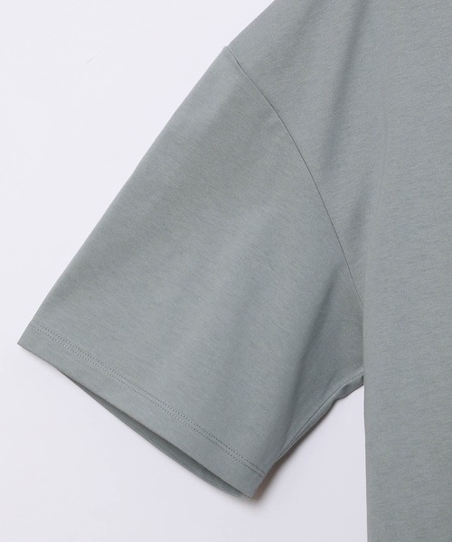 ADAM ET ROPE'（アダムエロペ）の「【スウェットガード】スモーキーカラー ビッグシルエットT/汗染み防止（Tシャツ/カットソー・メンズ・ホワイト/ライトグリーン/ベージュ系その他/ブルー系その他・M/L）」の16枚目の写真