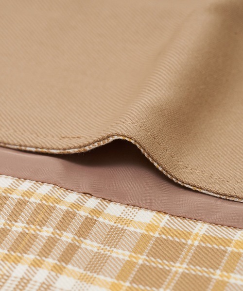 AS KNOW AS PINKY（アズノゥアズピンキー）の「チェックプリーツトレンチ（トレンチコート・レディース・ベージュ/オフホワイト・FREE）」の21枚目の写真