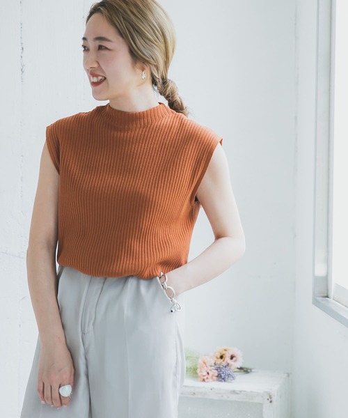 セール リブハイネックノースリーブニット ニット セーター Items Urbanresearch アイテムズ アーバンリサーチ のファッション通販 Zozotown
