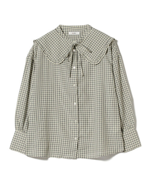 BeAMS DOT(ビームスドット)の「BeAMS DOT / 2way ビッグ襟ブラウス(シャツ/ブラウス・レディース・その他1/その他2/ホワイト/その他3/その他4・FREE)」の1枚目の写真