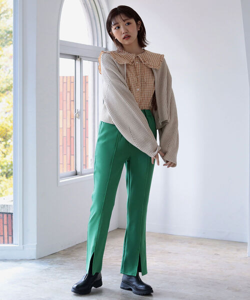 BeAMS DOT(ビームスドット)の「BeAMS DOT / 2way ビッグ襟ブラウス(シャツ/ブラウス・レディース・その他1/その他2/ホワイト/その他3/その他4・FREE)」の9枚目の写真