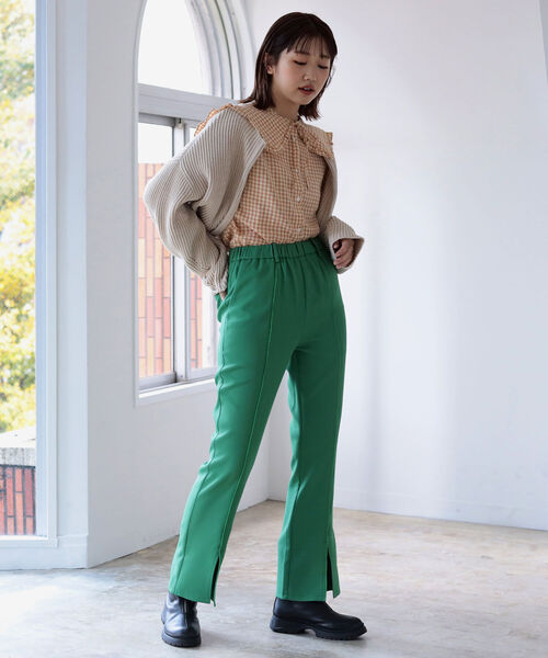 BeAMS DOT(ビームスドット)の「BeAMS DOT / 2way ビッグ襟ブラウス(シャツ/ブラウス・レディース・その他1/その他2/ホワイト/その他3/その他4・FREE)」の10枚目の写真