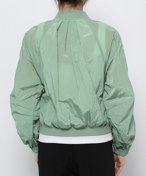 HEREIAM（ヘレイアム）の「【HEREIAM】エアリーブルゾン（ブルゾン・レディース・ホワイト/グリーン・MEDIUM/SMALL）」の14枚目の写真