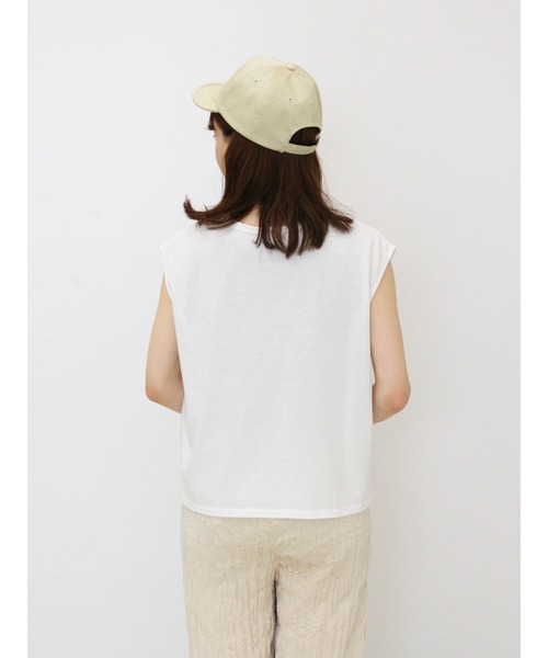 ehka sopo（エヘカソポ）の「無地Tシャツ付き柄キャミワンピースセット（ワンピース・レディース・サックスブルー/ブラウン/ミント・ﾌﾘ-）」の8枚目の写真