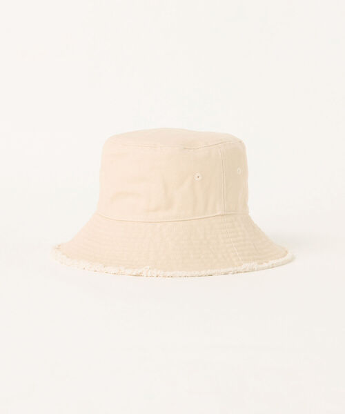 BEAMS HEART（ビームスハート）の「newhattan / フリンジブリム バケットハット（ハット・メンズ・ブラック/オフホワイト・ONE SIZE）」の3枚目の写真