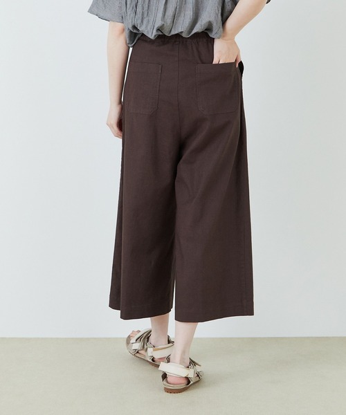 conges payes ADIEU TRISTESSE（コンジェ ペイエ アデュートリステス）の「センタープレスイージーパンツ（その他パンツ・レディース・ネイビー/ブラウン/ライトカーキ・38）」の19枚目の写真