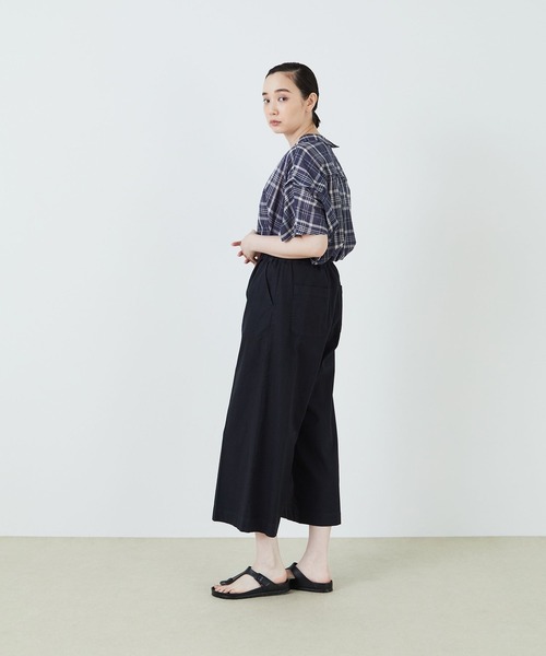 conges payes ADIEU TRISTESSE（コンジェ ペイエ アデュートリステス）の「センタープレスイージーパンツ（その他パンツ・レディース・ネイビー/ブラウン/ライトカーキ・38）」の10枚目の写真