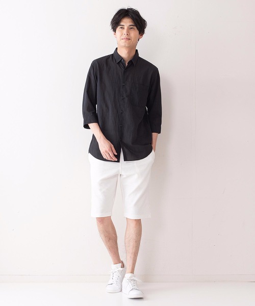 Blue Standard (ブルースタンダード)の「【BLUE STANDARD】エンボスプリントショーツ(その他パンツ・メンズ・ホワイト/ブラック/ネイビー・MEDIUM/LARGE/X-LARGE)」の5枚目の写真