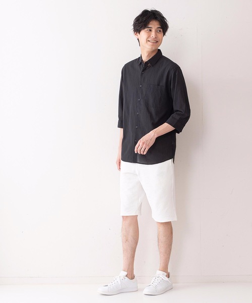 Blue Standard (ブルースタンダード)の「【BLUE STANDARD】エンボスプリントショーツ(その他パンツ・メンズ・ホワイト/ブラック/ネイビー・MEDIUM/LARGE/X-LARGE)」の6枚目の写真