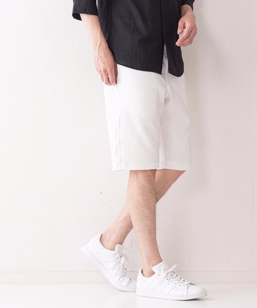 Blue Standard (ブルースタンダード)の「【BLUE STANDARD】エンボスプリントショーツ(その他パンツ・メンズ・ホワイト/ブラック/ネイビー・MEDIUM/LARGE/X-LARGE)」の7枚目の写真