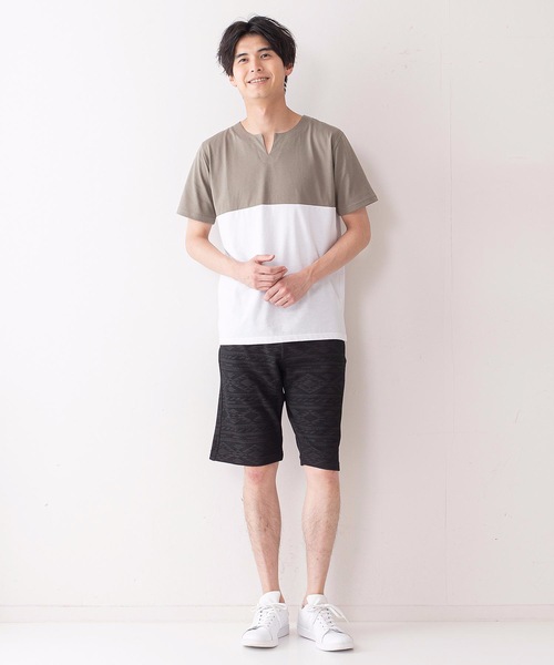 Blue Standard (ブルースタンダード)の「【BLUE STANDARD】エンボスプリントショーツ(その他パンツ・メンズ・ホワイト/ブラック/ネイビー・MEDIUM/LARGE/X-LARGE)」の9枚目の写真