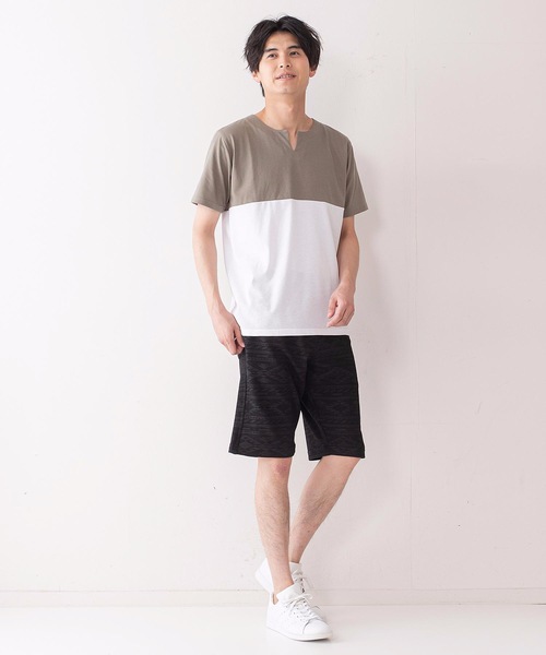 Blue Standard (ブルースタンダード)の「【BLUE STANDARD】エンボスプリントショーツ(その他パンツ・メンズ・ホワイト/ブラック/ネイビー・MEDIUM/LARGE/X-LARGE)」の10枚目の写真