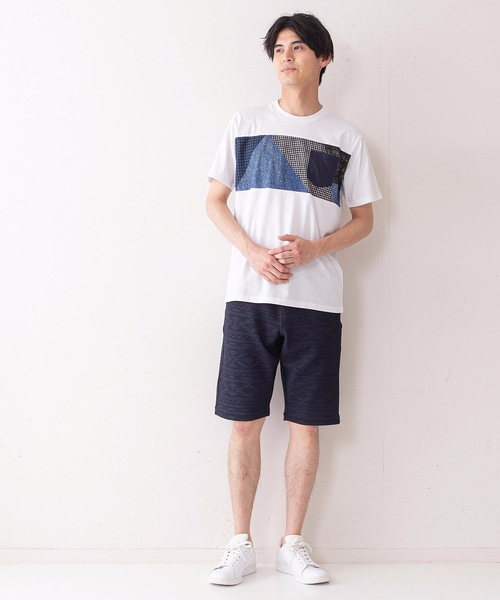 Blue Standard (ブルースタンダード)の「【BLUE STANDARD】エンボスプリントショーツ(その他パンツ・メンズ・ホワイト/ブラック/ネイビー・MEDIUM/LARGE/X-LARGE)」の14枚目の写真
