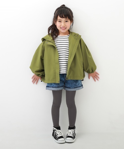 devirock(デビロック)の「10分丈天使のレギンス(レギンス/スパッツ・キッズ・ダークネイビー/ホワイト/ヘザーチャコール/杢グレー/ブラック系その他/ブラック×ホワイト/モカ/ブラック/ネイビー/アイボリー/パープル系・100cm/110cm/120cm/130cm/140cm/150cm/80cm/90cm/160cm)」の15枚目の写真