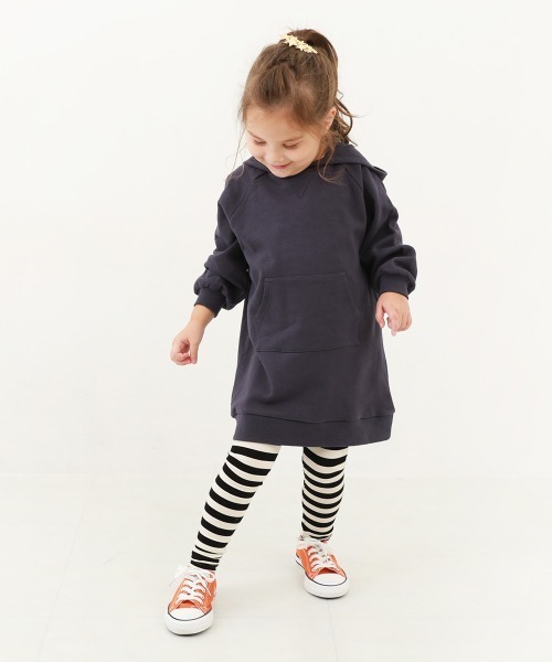 devirock(デビロック)の「10分丈天使のレギンス(レギンス/スパッツ・キッズ・ダークネイビー/ホワイト/ヘザーチャコール/杢グレー/ブラック系その他/ブラック×ホワイト/モカ/ブラック/ネイビー/アイボリー/パープル系・100cm/110cm/120cm/130cm/140cm/150cm/80cm/90cm/160cm)」の20枚目の写真