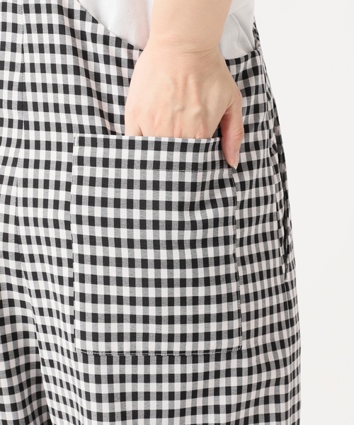 SLOBE IENA（スローブイエナ）の「ワイドフレアサスペンダーパンツ【手洗い可能】◆（その他パンツ・レディース・ブラック系その他/グレー系その他・FREE）」の4枚目の写真