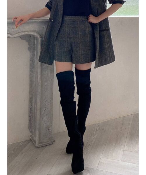 RESEXXY（リゼクシー）の「ハイウエストショートパンツ【セットアップ着用可能】（その他パンツ・レディース・その他/モカ/その他1・FREE）」の3枚目の写真