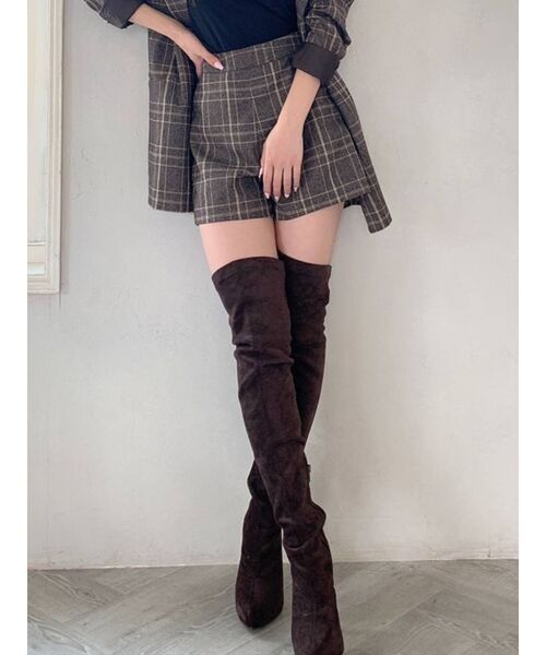 RESEXXY（リゼクシー）の「ハイウエストショートパンツ【セットアップ着用可能】（その他パンツ・レディース・その他/モカ/その他1・FREE）」の2枚目の写真